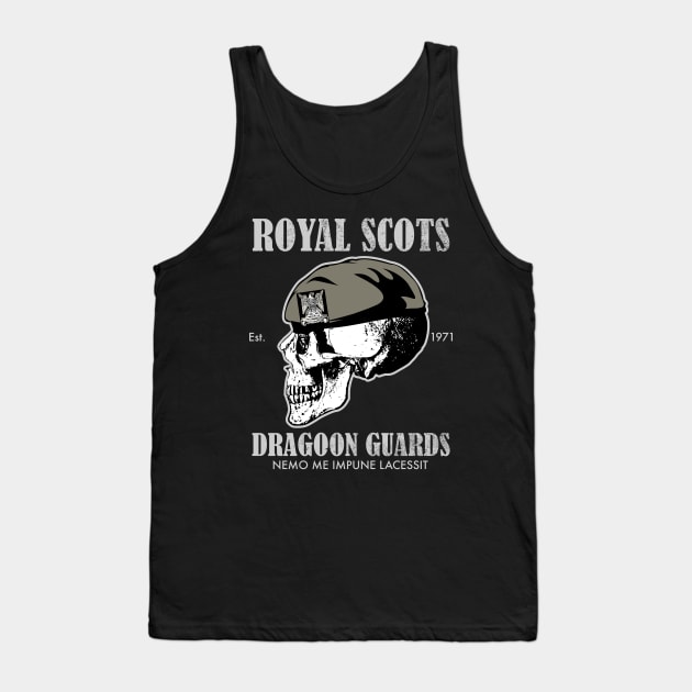 Royal Scots Dragoon Guards (distressed) Tank Top by TCP